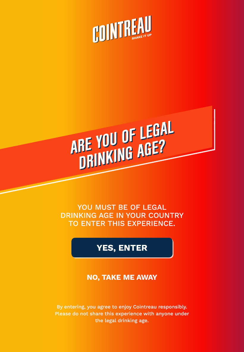 Are you of legal drinking age? You must be of legal drinking age in your country to enter this experience.